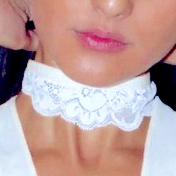 NWT We Are HAH All Choked Up Choker / Garter in Blanc (White/Cream) Size… - Picture 4 of 5